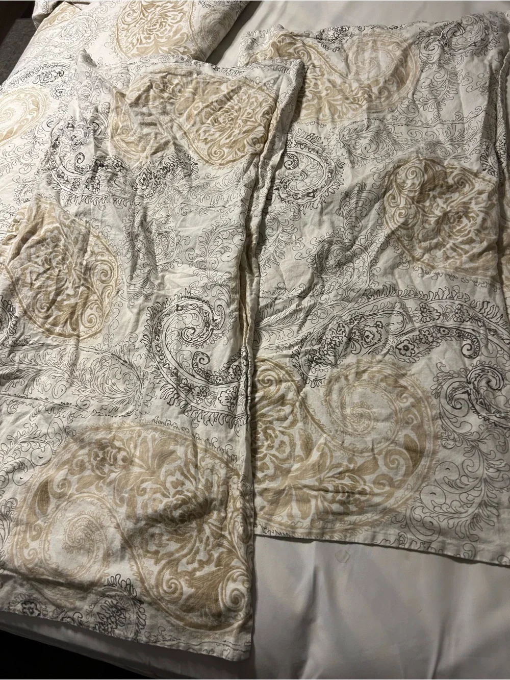 Noble Excellence Villa Renata King duvet set. Pottery Barn